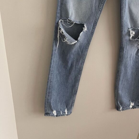 Mother Superior High Waisted Rider Skimp Jeans 25 Straight The Confession Wash - Picture 13 of 16